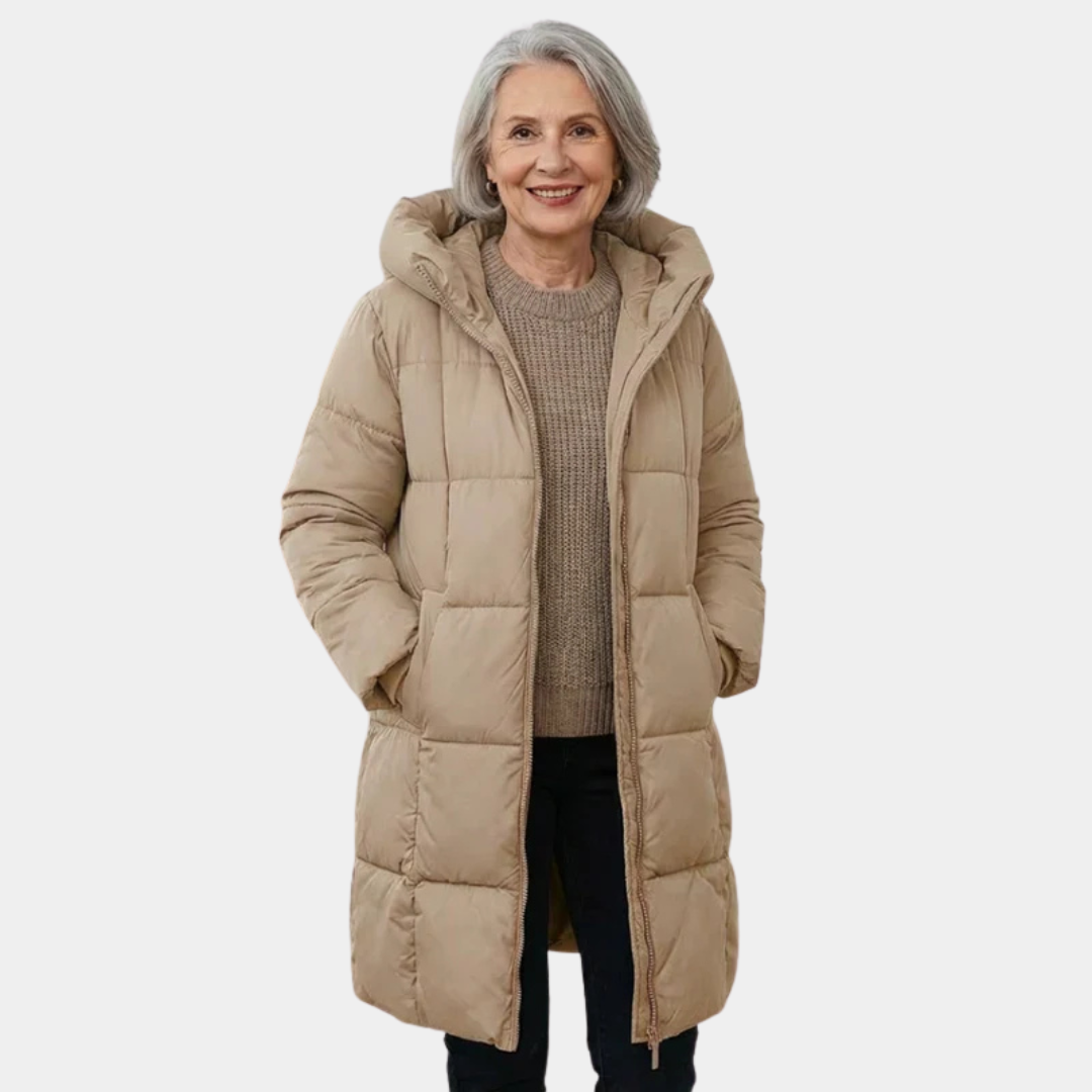 FREJA™ | VATTERET JAKKE MET HÆTTE