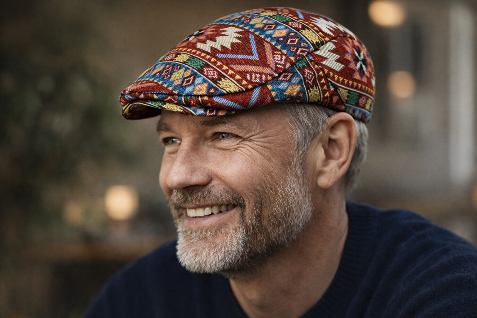 ERIK™ | FARVERIG VINTAGE-KASKET